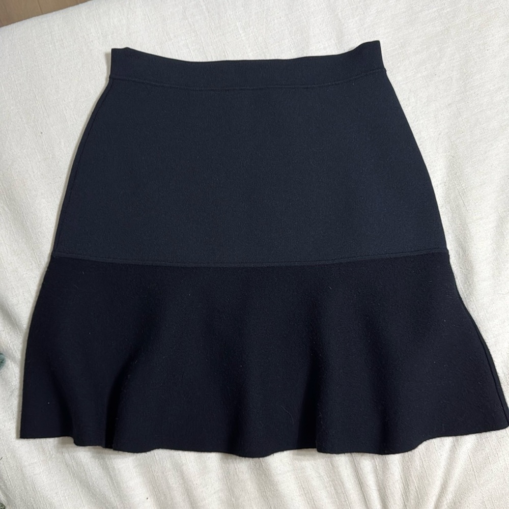 Balenciaga Black Cashmere Skirt